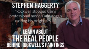 Stephen Haggerty author wrote about Norman Rockwell's models