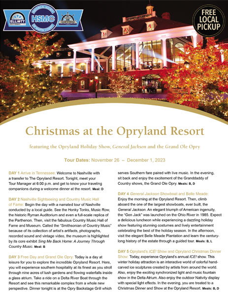 Christmas at the Opryland Resort