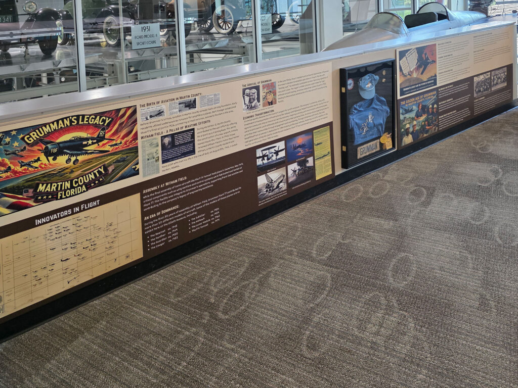Grumman Exhibit at the Elliott Museum